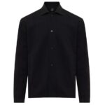 Genti Ryder Relaxed Overshirt Zwart