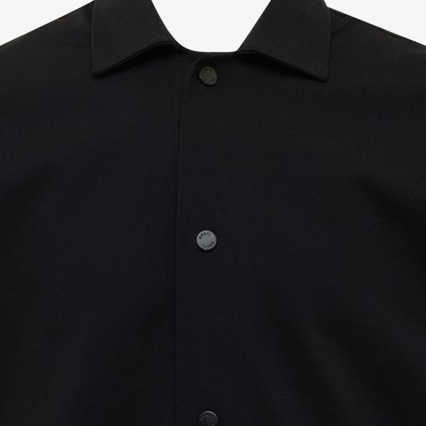 Genti Ryder Relaxed Overshirt Zwart