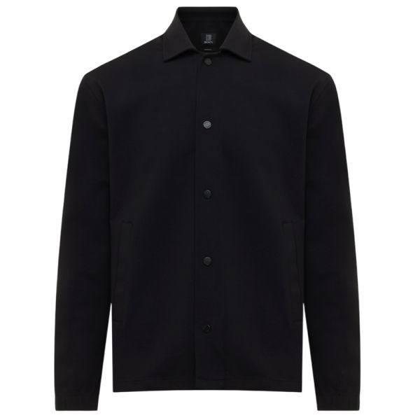 Genti Ryder Relaxed Overshirt Zwart