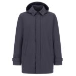 Herno Long Parka Navy