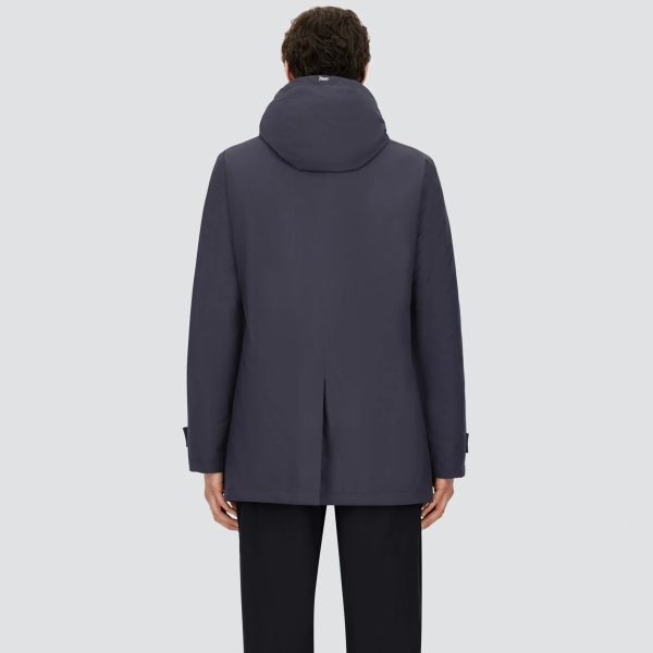 Herno Long Parka Navy