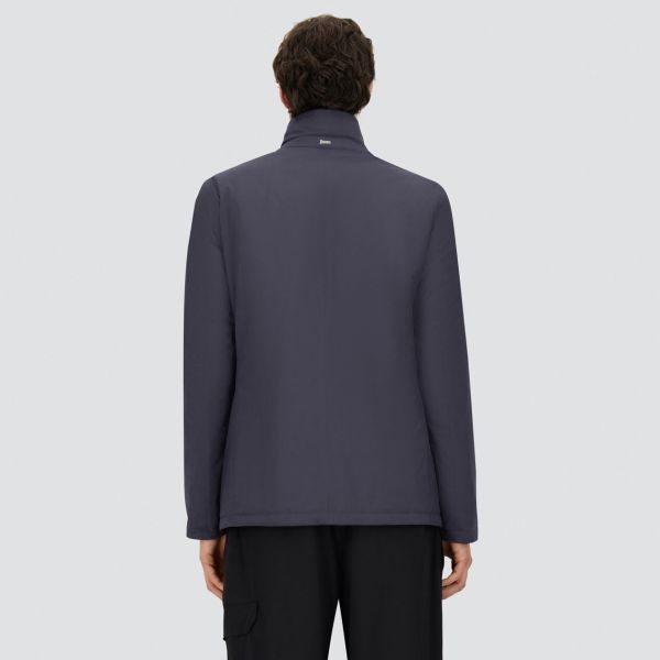 Herno Stand Down Collar Jas Navy