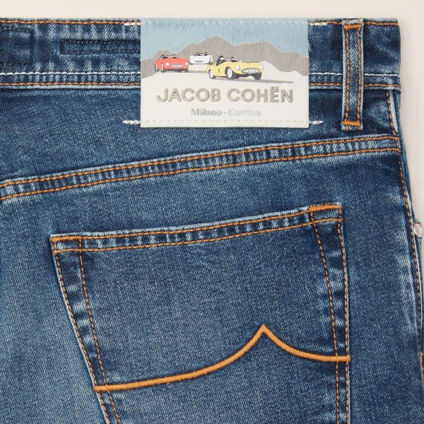 Jacob Cohën Nick Slim Jeans 200D Blauw
