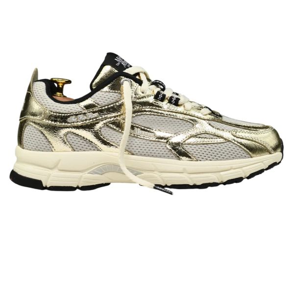 Mercer Amsterdam The Re-Run Cracked Sneaker Goud