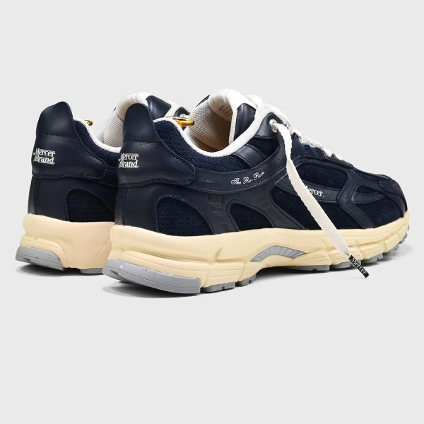 Mercer Amsterdam The Re-Run Perforated Sneaker Navy