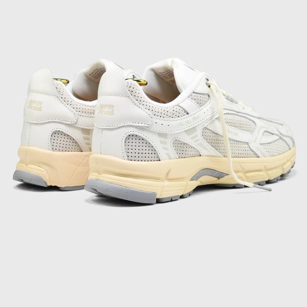 Mercer Amsterdam The Re-Run Perforated Sneaker Off White