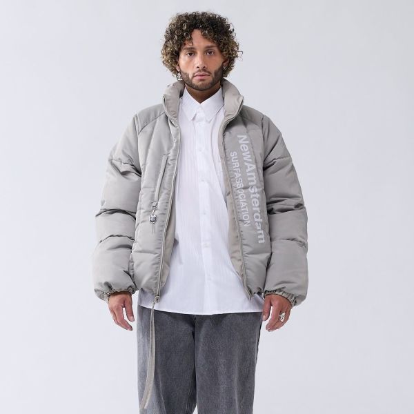 New Amsterdam Surf Association Reversible Safety Puffer Beige