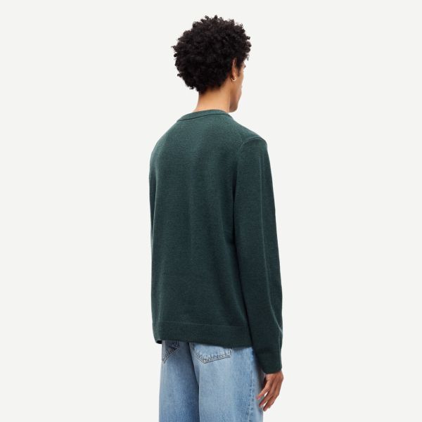 Samsøe Samsøe Isak Knit Sweater Donker Groen