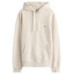 Tommy Hilfiger Essential Fleece Hoodie Off White