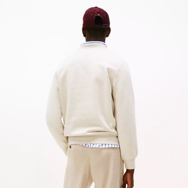 Tommy Hilfiger Essential Fleece Sweater Off White