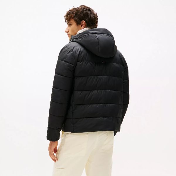Tommy Hilfiger Mid Weight Puffer Zwart