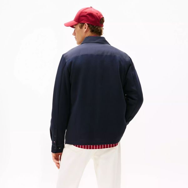 Tommy Hilfiger Mix Media Intechno Overshirt Navy
