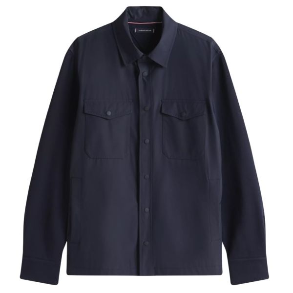 Tommy Hilfiger Mix Media Intechno Overshirt Navy