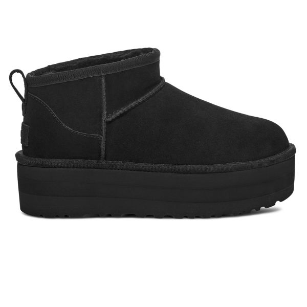 UGG Classic Ultra Mini Platform Laars Zwart