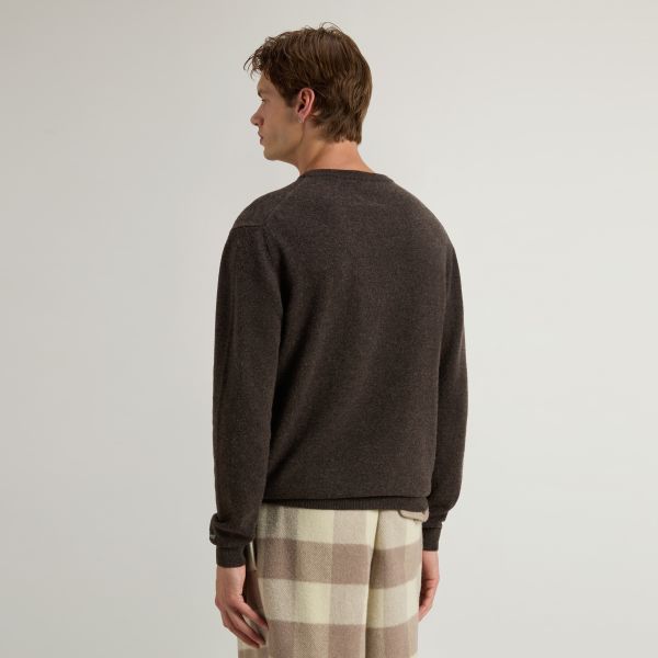 Woolrich Lambswool Sweater Bruin