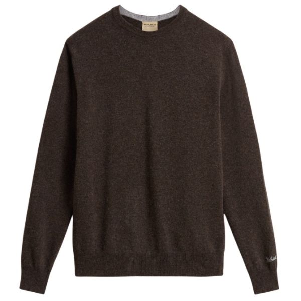 Woolrich Lambswool Sweater Bruin