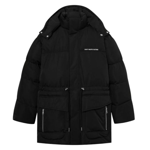Don't Waste Culture Briska Parka Zwart