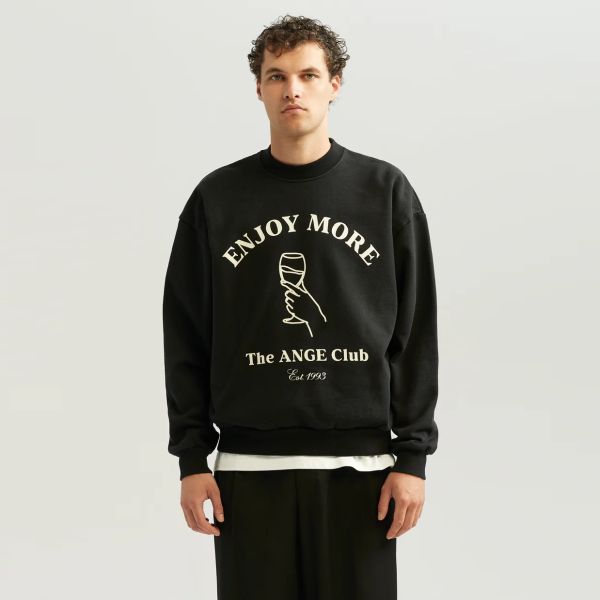 ANGE Projects Enjoy More Sweater Zwart