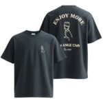 ANGE Projects Enjoy More T-shirt Navy