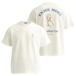 ANGE Projects Enjoy More T-shirt Wit