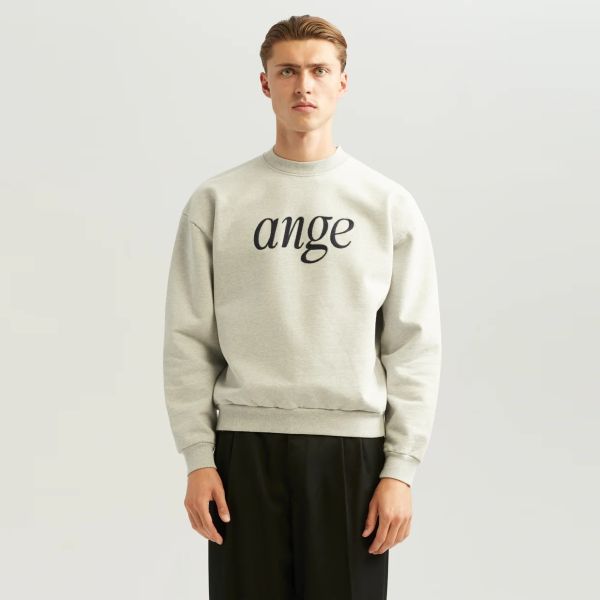 ANGE Projects Logo Sweater Grijs