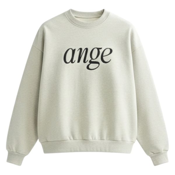 ANGE Projects Logo Sweater Grijs