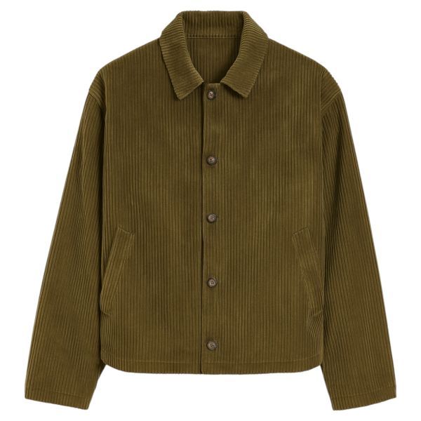 ANGE Projects Padded Corduroy Jack Groen
