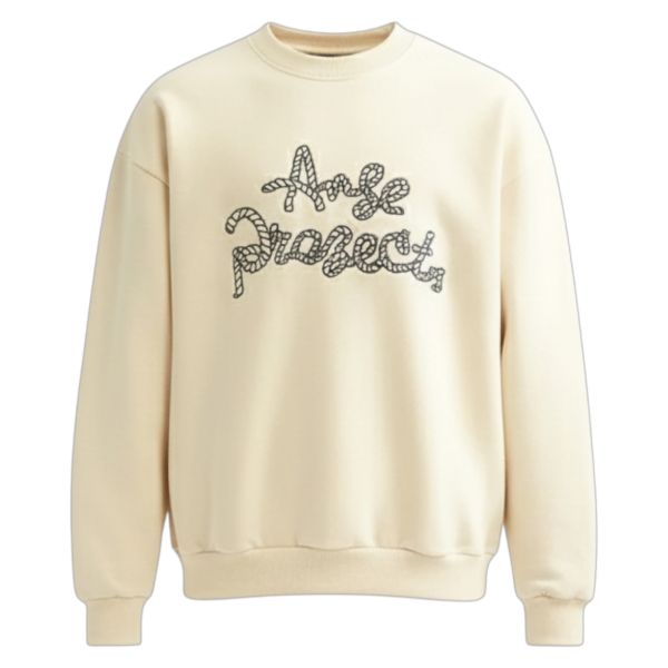 ANGE Projects Rope Sweater Off White
