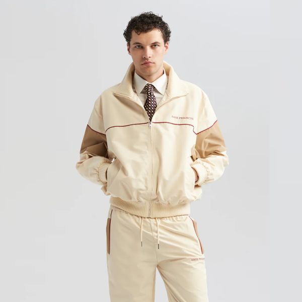 ANGE Projects Tracksuit Jack Beige1