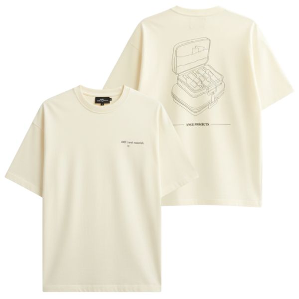 ANGE Projects Travel Essentials T-shirt Off White