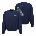 ANGE Projects Wine Drive Sweater Navy