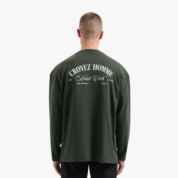Artist Club Longsleeve T-shirt Donker groen
