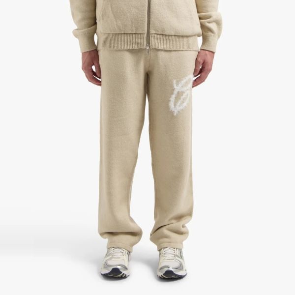 CROYEZ FLUFFY ESSENCE KNIT SWEATPANTS | SAND