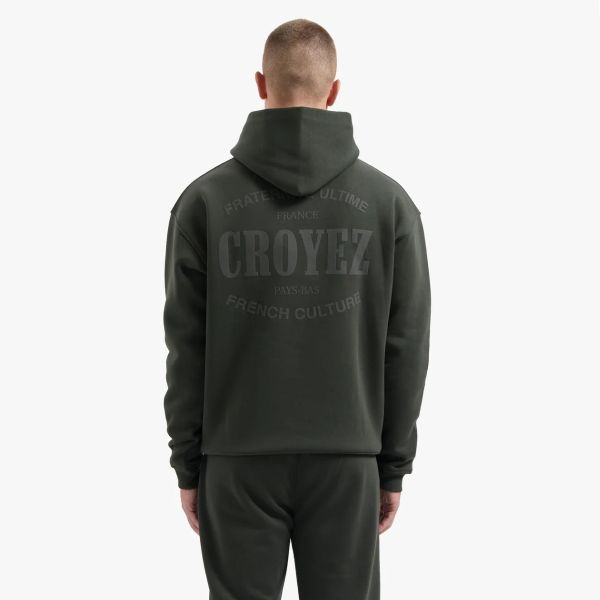 Croyez Stamp Hoodie Green