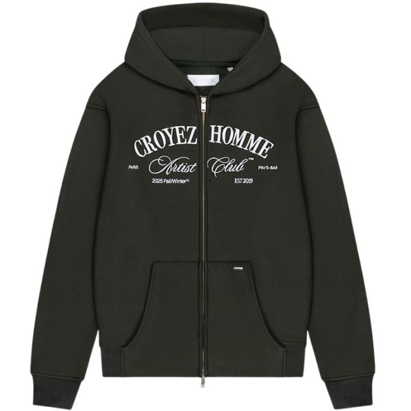 Croyez Artist Club vest donker groen