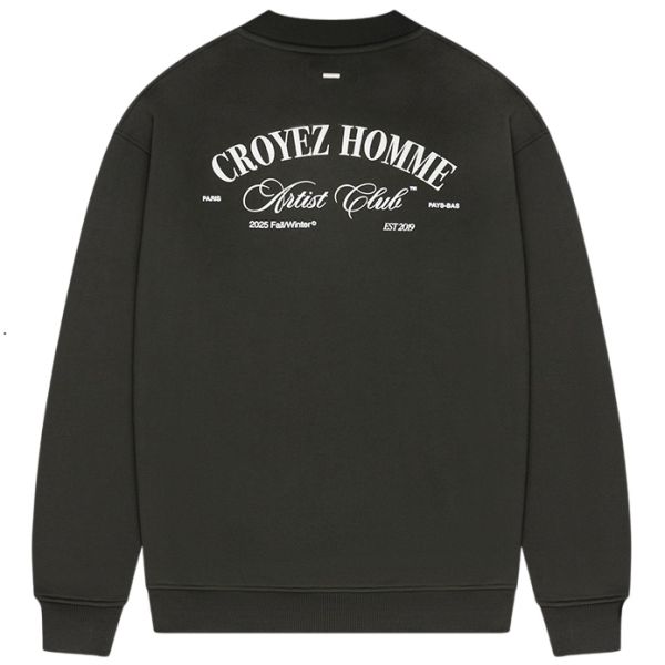 Croyez Artist club sweater donker groen