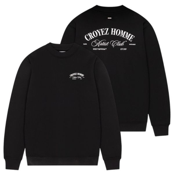 Croyez Artist club sweater zwart