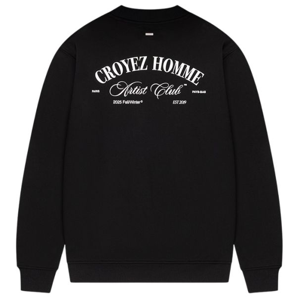 Croyez Artist club sweater zwart