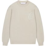 Croyez Fluffy Essence Knit Sweater Off White