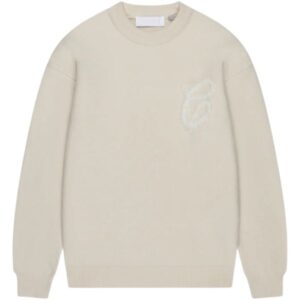 Croyez Fluffy Essence Knit Sweater Off White