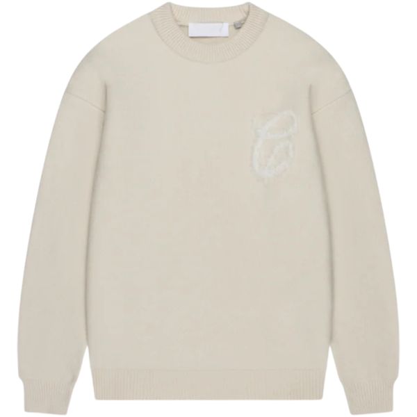 Croyez Fluffy Essence Knit Sweater Off White