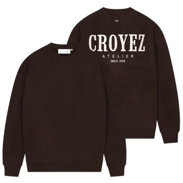 Croyez Gallary knit sweater Bruin
