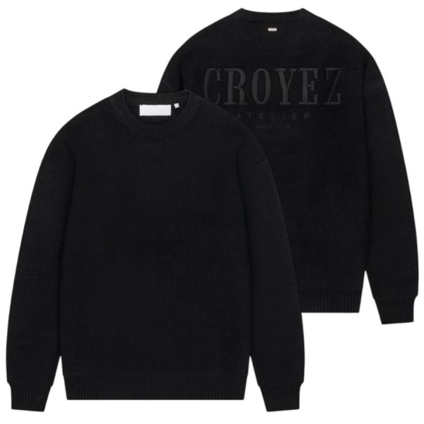 Croyez Gallary knit sweater Zwart