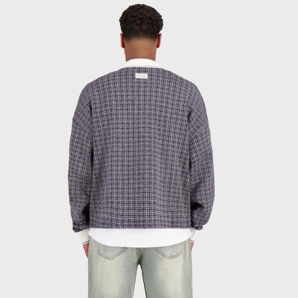 Don't Waste Culture Alethea Longsleeve Polo Navy