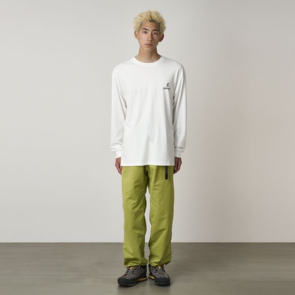 Gramicci One Point Logo Longsleeve T-shirt Wit