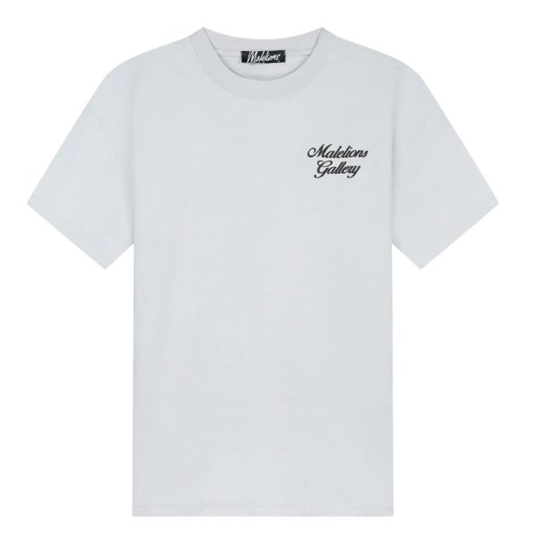 Malelions Gallery T-shirt Grijs