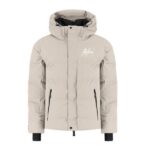 Malelions Men Ski Downhill Puffer Jacket | Cream