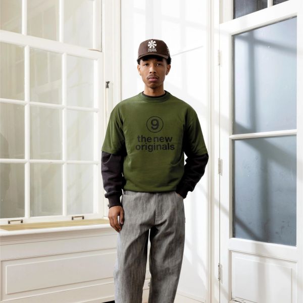 The New Originals 9 Emblem T-shirt Donker Groen