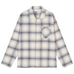 The Savage Report Embroidery Check Overhemd Navy