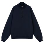 The Savage Report Half Zip Sweater Navy